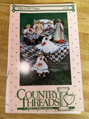 Polly & Her Puppy Country Threads Pattern #140 - Pink Cover sewing pattern craft